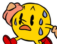 1boy artist:goseb90 pac-man pac-man_(series) reaction_image // 326x251 // 39KB