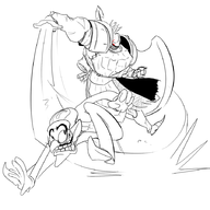 dark_souls dark_souls_ii super_mario_bros. the_pursuer waluigi // 900x900 // 244KB