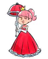 animal_crossing artist:aipiepo colored dress elbow_gloves gloves mayor parasol white_gloves // 650x800 // 239KB