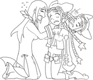 disgaea healer monochrome shaking thief_(disgaea) // 494x421 // 92KB