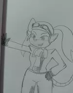 1girl artist:unknown crash_bandicoot_(series) pasadena_o'possum tagme // 1733x2217 // 1011KB