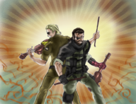 album colored cover kazuhira_miller metal_gear_solid metal_gear_solid_v mgsv parody venom_snake // 998x766 // 1.4MB
