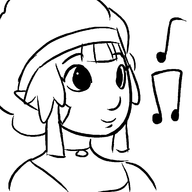 1girl artist:unknown bangs bun_(hairstyle) chubby earrings hair_ornament headband kina monochrome necklace skyward_sword smile solo the_legend_of_zelda // 1200x1200 // 25KB