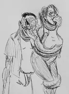 1boy 1girl artist:unknown left_4_dead smoker tentacles tongue zoey // 1205x1629 // 497KB