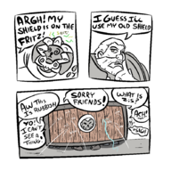 artist:eversor overwatch parody reinhardt reinhardt_wilhelm // 900x900 // 45KB