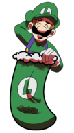 2015 artist:thatbaguette christmas collab collab_2015 luigi's_mansion sock // 720x1280 // 277KB