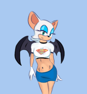 1girl artist:radmagic rouge_the_bat sonic_(series) // 1200x1300 // 312KB