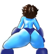 1boy artist:necrolepsy ass brown_hair colored mega_man mega_man_(series) robot robot_boy short_hair // 675x739 // 407KB