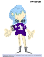 1girl artist:wegoubi blue_hair colored fire_emblem fire_emblem_three_houses marianne // 637x825 // 122KB