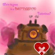 artist:bad-draw battlepod colored spiral_knights text valentine valentines_day // 512x512 // 225KB