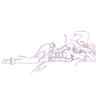 arfoire cleavage hyperdimension_neptunia pose traditional_medium witch // 3000x3000 // 615KB