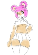 crash_bandicoot_(series) megumi_bandicoot panties panty_shot skirt thigh_highs underboob upskirt // 859x1246 // 374KB