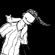 artist:smudge crossover off rain_world slugcat the_batter // 1091x1111 // 45KB