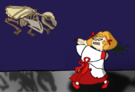 1girl artist:qrowline bone_dragon castlevania miko mina_hakuba // 827x567 // 175KB