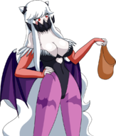 abyssal costume darkstalkers halloween kantai_collection midway_hime midway_princess morrigan_aensland // 931x1100 // 314KB