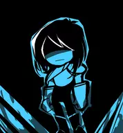 1boy armor artist:unknown deltarune kris monochrome scarf short_hair solo // 1628x1756 // 744KB