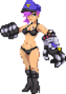 colored gauntlets league_of_legends officer_vi pixel_art vi_(lol) // 63x89 // 2.0KB
