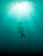 1girl artist:unknown cave_story curly_brace drowning water // 2550x3300 // 1.8MB