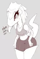 1girl ever_oasis lineart miura text tongue // 837x1250 // 355KB