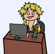 colored computer desk ffx final_fantasy final_fantasy_x square_enix tidus // 583x581 // 58KB