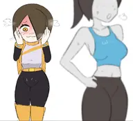 artist:unknown blush mii wii_fit_trainer // 1312x1199 // 100KB