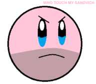 angry blue_eyes facial_hair heavy kirby kirby_(series) team_fortress_2 text // 800x702 // 10KB