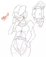 artist:erowolf blush cameltoe cowboy nier nier_automata pod yorha_no._2_type_b // 796x983 // 205KB