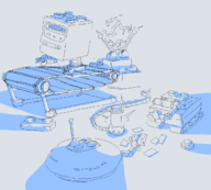 artist:grey gonk_droid lego lego_star_wars star_wars treadwell_droid // 1281x1152 // 86KB