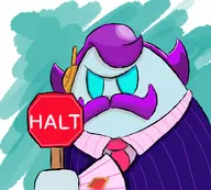 kirby_(series) kirby_planet_robobot president_haltmann reaction_image stop_sign // 1000x900 // 637KB