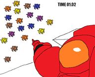 1boy armor artist:unknown colored marine meme pointing space_suit starcraft suit terran_republic text zerg zergling // 416x338 // 12KB