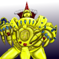 azure_striker_gunvolt colored fusion galette_krone kirby_planet_robobot president_haltmann robot // 1024x1024 // 1015KB