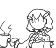 1girl artist:lunaticsoda bloodstained bloodstained_ritual_of_the_night cup miriam short_hair // 929x800 // 178KB