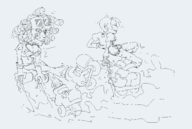 2girls artist:grey cube_(jet_set_radio) jet_set_radio piranha skating // 1367x919 // 45KB