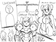 1boy 2girls animalization anon anthro armor artist:unknown breasts chubby daughter furry huge_breasts metroid metroid_(species) mouse mouse_girl navel parent samus_aran suit thick_thighs tummy // 520x390 // 76KB