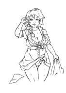 1girl artist:unknown cleavage huge_breasts marnie stardew_valley // 1476x2085 // 465KB