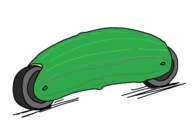 artist:bishopbb colored extreme-g pickle vehicle // 1200x781 // 109KB