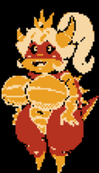 1girl alternate_color anthro artist:wapcum breasts huge_breasts koopa navel nintendo pixel_art princess_peach smile smiling sprite super_mario super_mario_bros. thick_thighs thighs // 256x448 // 4.1KB