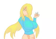 1girl artist:unknown bloodstained dominique_baldwin huge_breasts sweater // 842x595 // 163KB