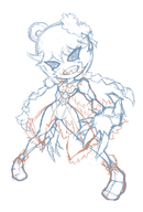 1girl animal_ears artist:inawon bow braids dress ice_scream rocma // 800x1183 // 471KB