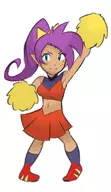 artist:righteoustea cheerleader colored shantae shantae_(series) skirt video_game way_forward // 638x1100 // 228KB