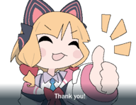 artist:unkown blue_archive momoi queen_of_v_2025 thumbs_up // 431x332 // 20KB