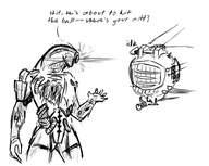 baseball crossover dialogue ed-e fallout fallout_new_vegas geth legion mass_effect monochrome sports // 942x749 // 351KB