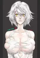 1girl artist:tifa_poster breasts code_vein huge_breasts io torn_clothes // 800x1146 // 262KB