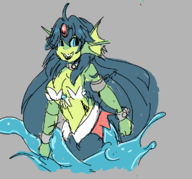 1girl artist:unknown giga_mermaid shantae_(series) // 733x682 // 40KB