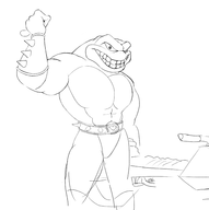 1boy artist:unknown battle_toads rash shades sunglasses vehicle // 2407x2414 // 639KB