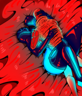 1boy 1girl artist:scorndude dark_samus metroid metroid_prime scorn scorn_guy sex // 2572x2984 // 5.7MB