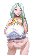 1girl advance_wars artist:lbm bottomless fat isabella // 952x1528 // 833KB