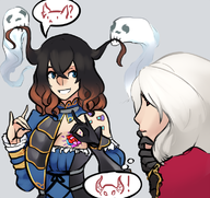 artist:scas black_gloves bloodstained colored gebel ghost gloves miriam parody // 765x720 // 398KB