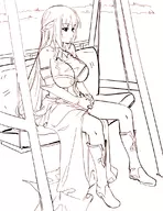 1girl artist:unknown huge_breasts hyperdimension_neptunia vert // 864x1120 // 430KB