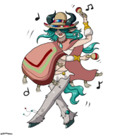 1girl aht artist:zeeph maracas poncho radiant_historia sombrero // 1182x1368 // 81KB